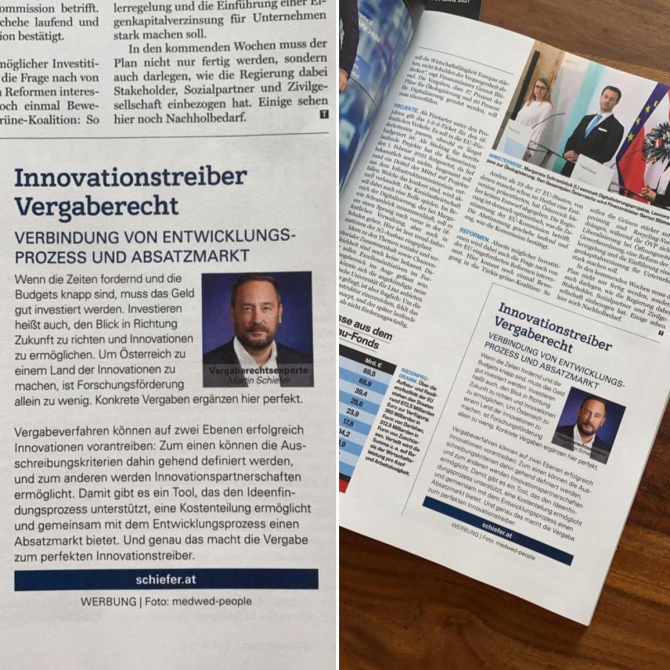 Gastkommentar im Trend „Innovationstreiber Vergaberecht“