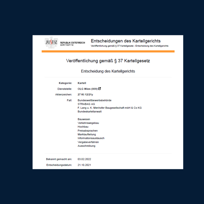 Vergabeverfahren ohne große Namen?