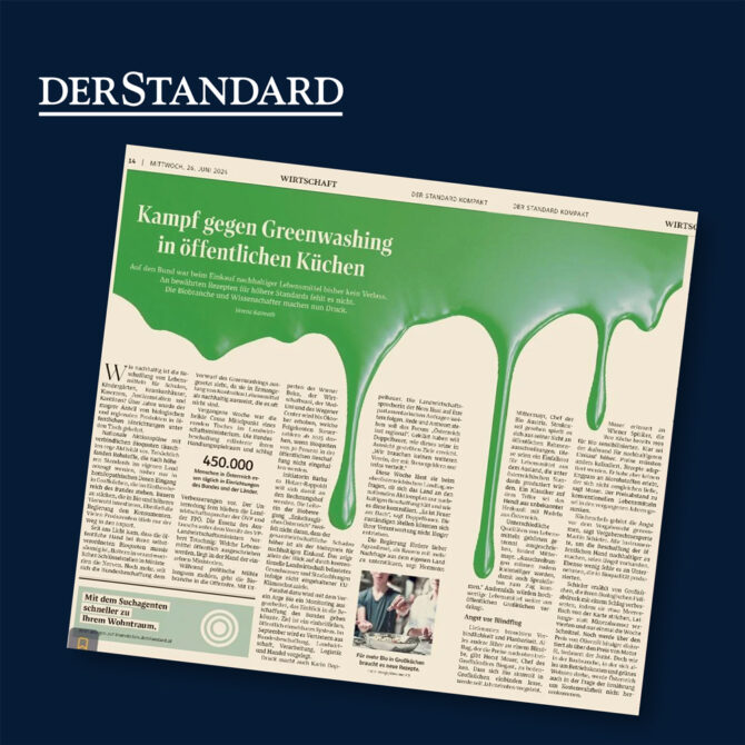 Kampf gegen Greenwashing in öffentlichen Küchen