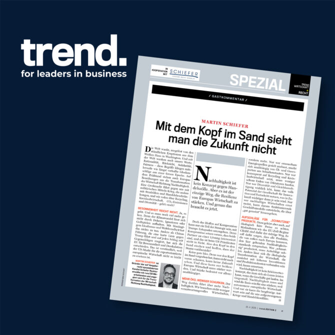 Mit dem Kopf im Sand sieht man die Zukunft nicht