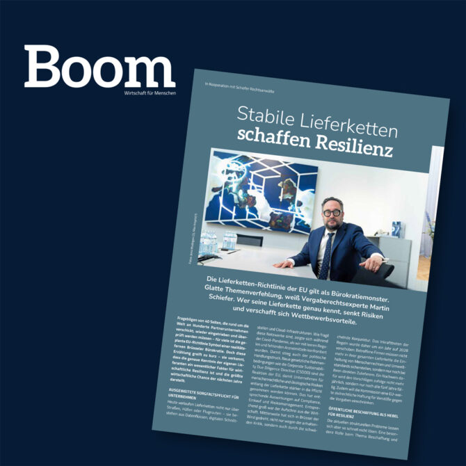 Stabile Lieferketten schaffen Resilienz
