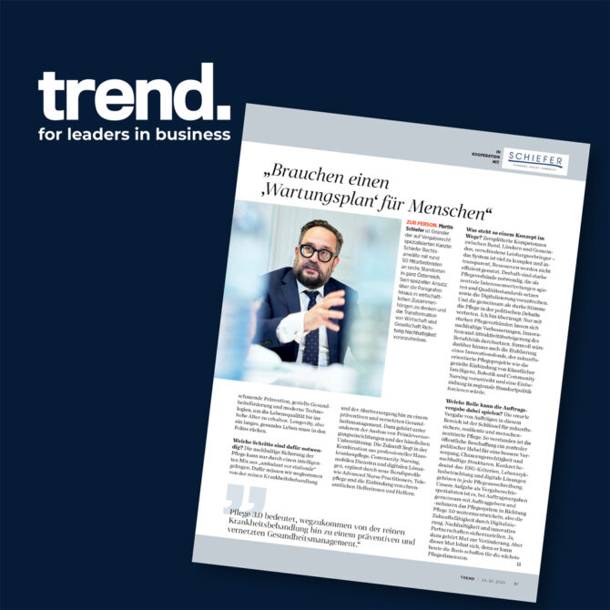 Gesunde Ideen gegen das Pflegedilemma.