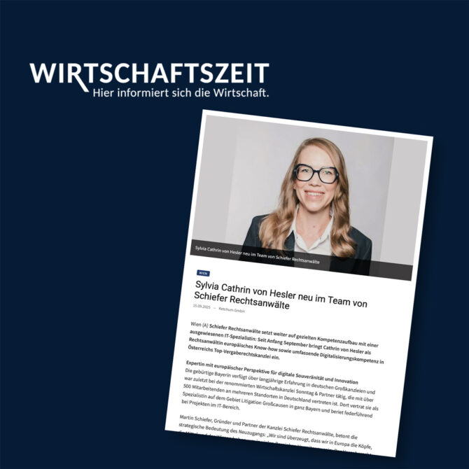 Cathrin von Hesler verstärkt Schiefer Rechtsanwälte